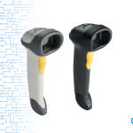 Zebra LS2208 1D handheld laser barcode scanner in black