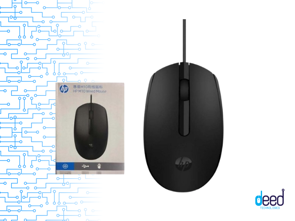 HP USB Mouse M10 black optical USB mouse for desktops and laptops